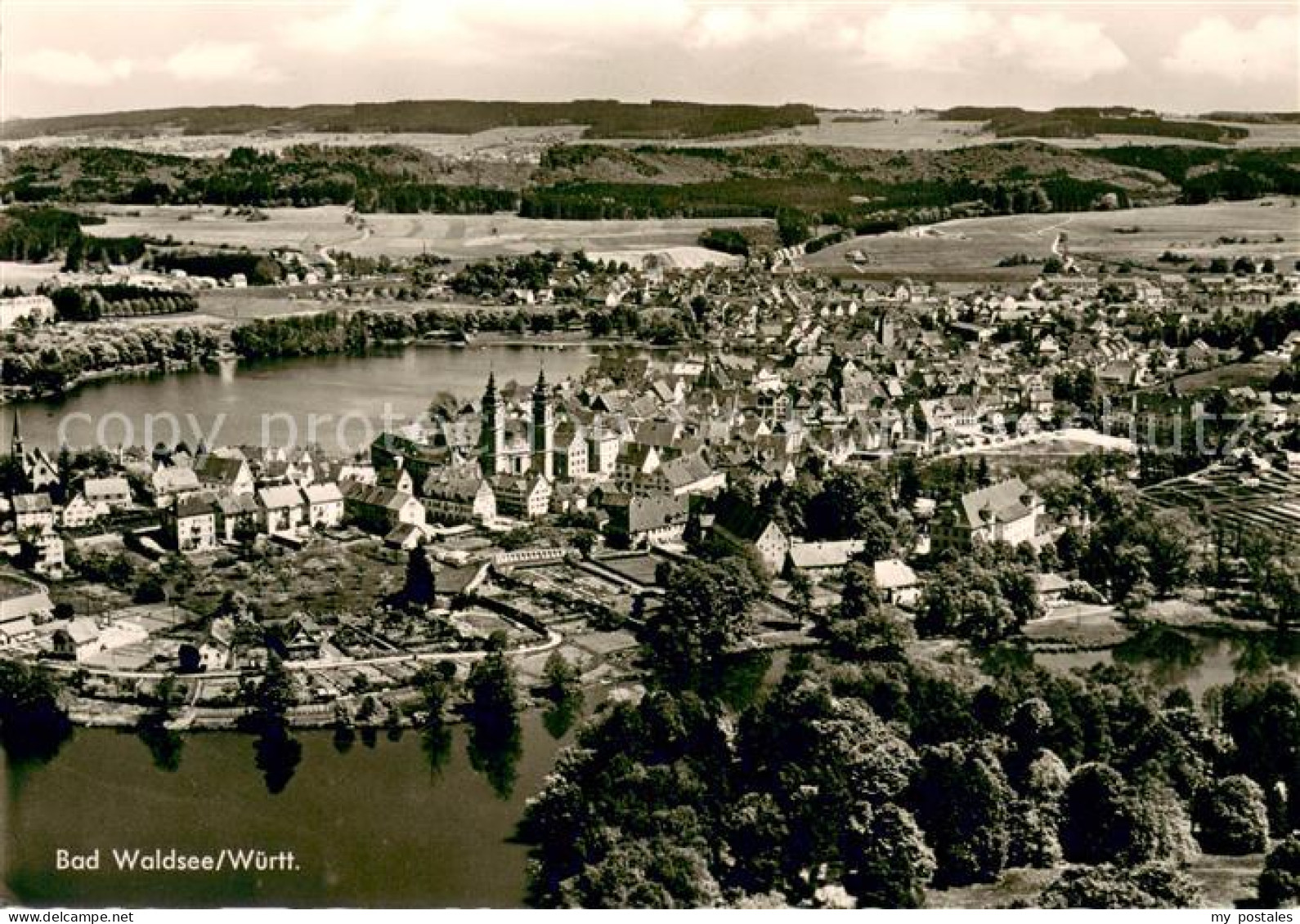 73647405 Bad Waldsee Fliegeraufnahme Bad Waldsee - Bad Waldsee