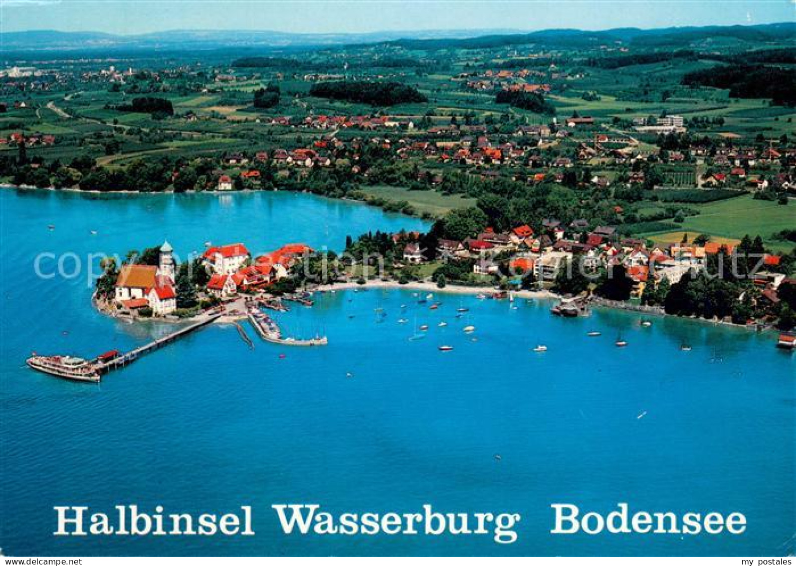 73647359 Wasserburg Bodensee Fliegeraufnahme Wasserburg Bodensee - Wasserburg A. Bodensee