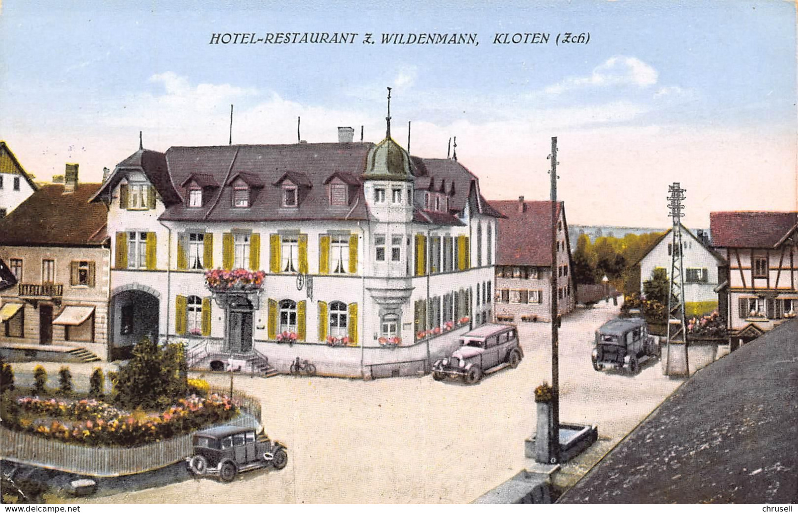 Kloten Hotel Z. Wildenmann Autos Color - Kloten