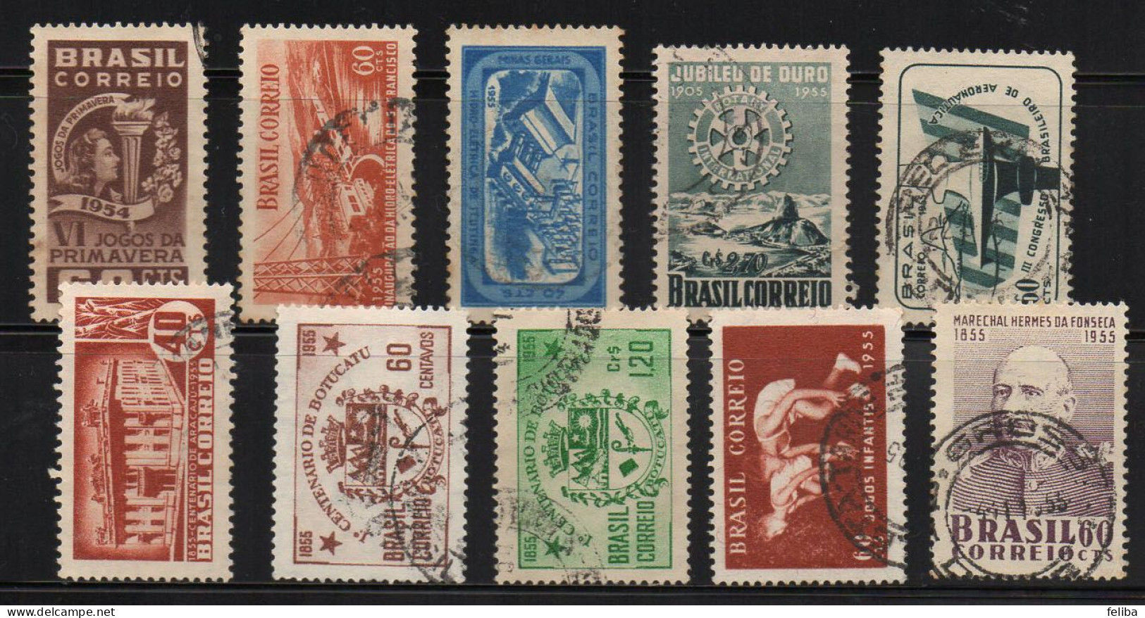 Brazil 1954 / 1955 Lot - Verzamelingen & Reeksen