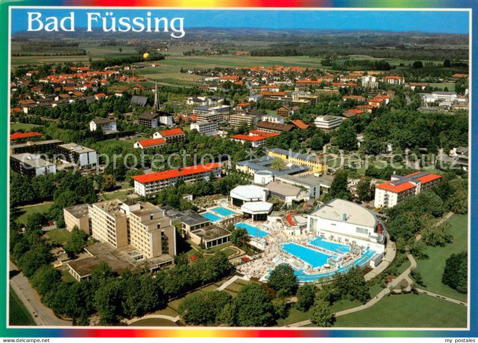 73647260 Bad Fuessing Thermalbad Mineral Heilquellen Fliegeraufnahme Bad Fuessin - Bad Fuessing