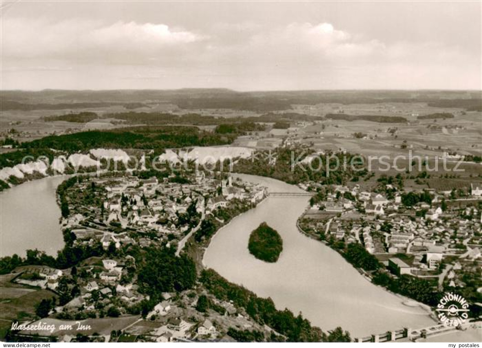 73647243 Wasserburg Inn Fliegeraufnahme Wasserburg Inn - Wasserburg (Inn)