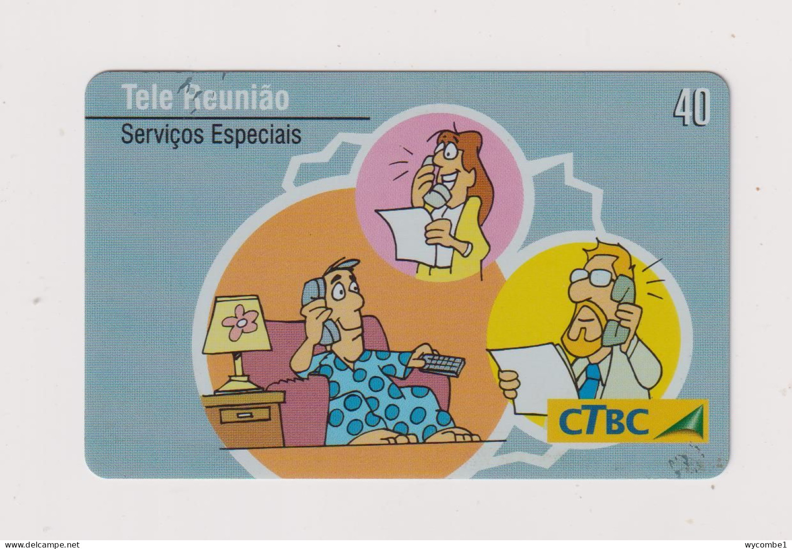 BRASIL -  Tele Reuniao Inductive  Phonecard - Brazilië