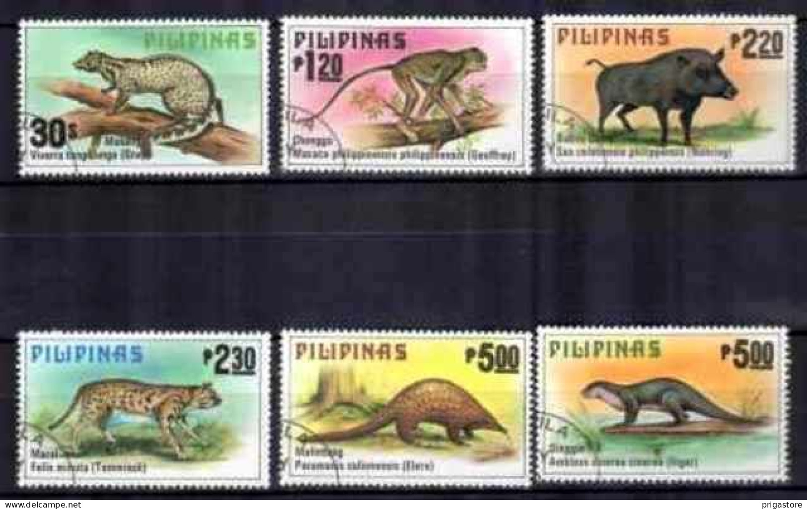 Philippines 1979 Animaux Sauvages (33) Yvert N° 1121 à 1126 Oblitéré Used - Philippines