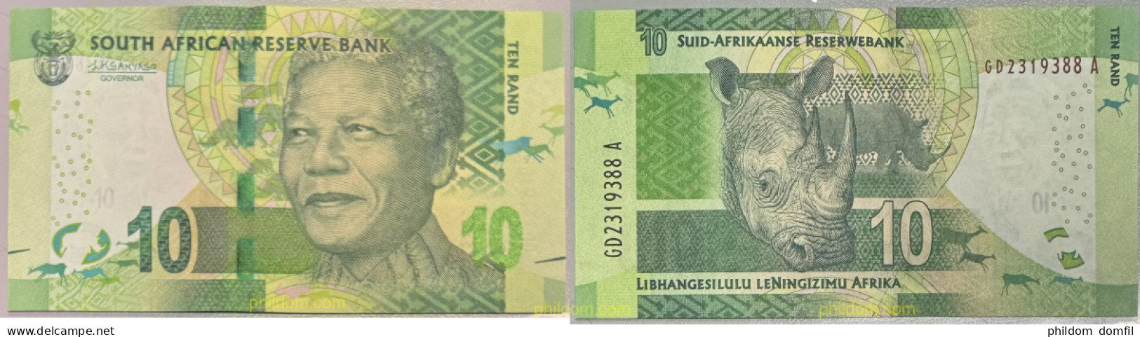 8396 SUDAFRICA 2024 SOUTH AFRICA 10 RAND 2015 - South Africa
