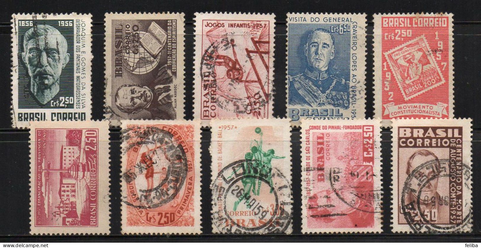 Brazil 1956 / 1957 Lot - Colecciones & Series