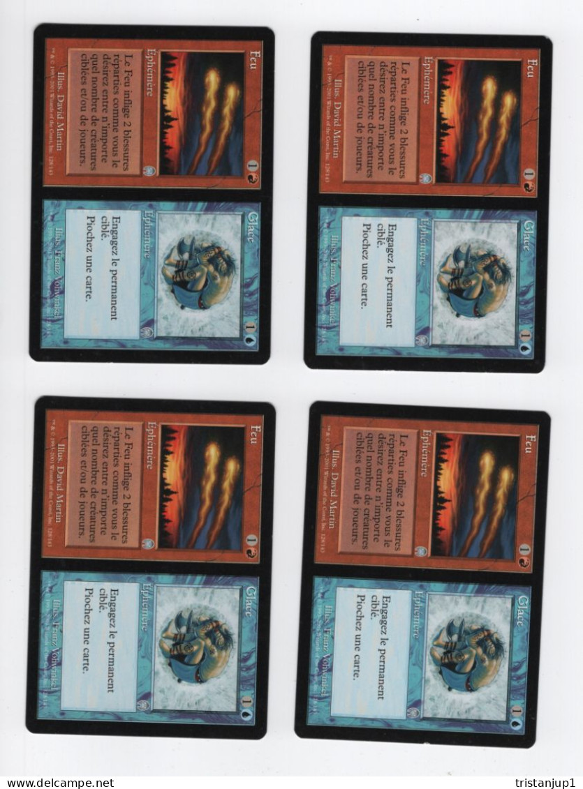 Lot De 4 Feu Glace MTG Magic The Gathering - Komplettsets