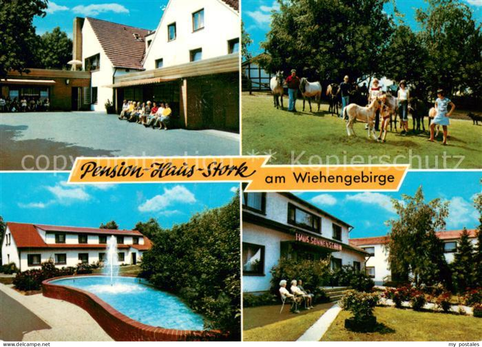 73646614 Bad Holzhausen Luebbecke Pension Haus Stork Am Wiehengebirge Ponys Bad  - Getmold