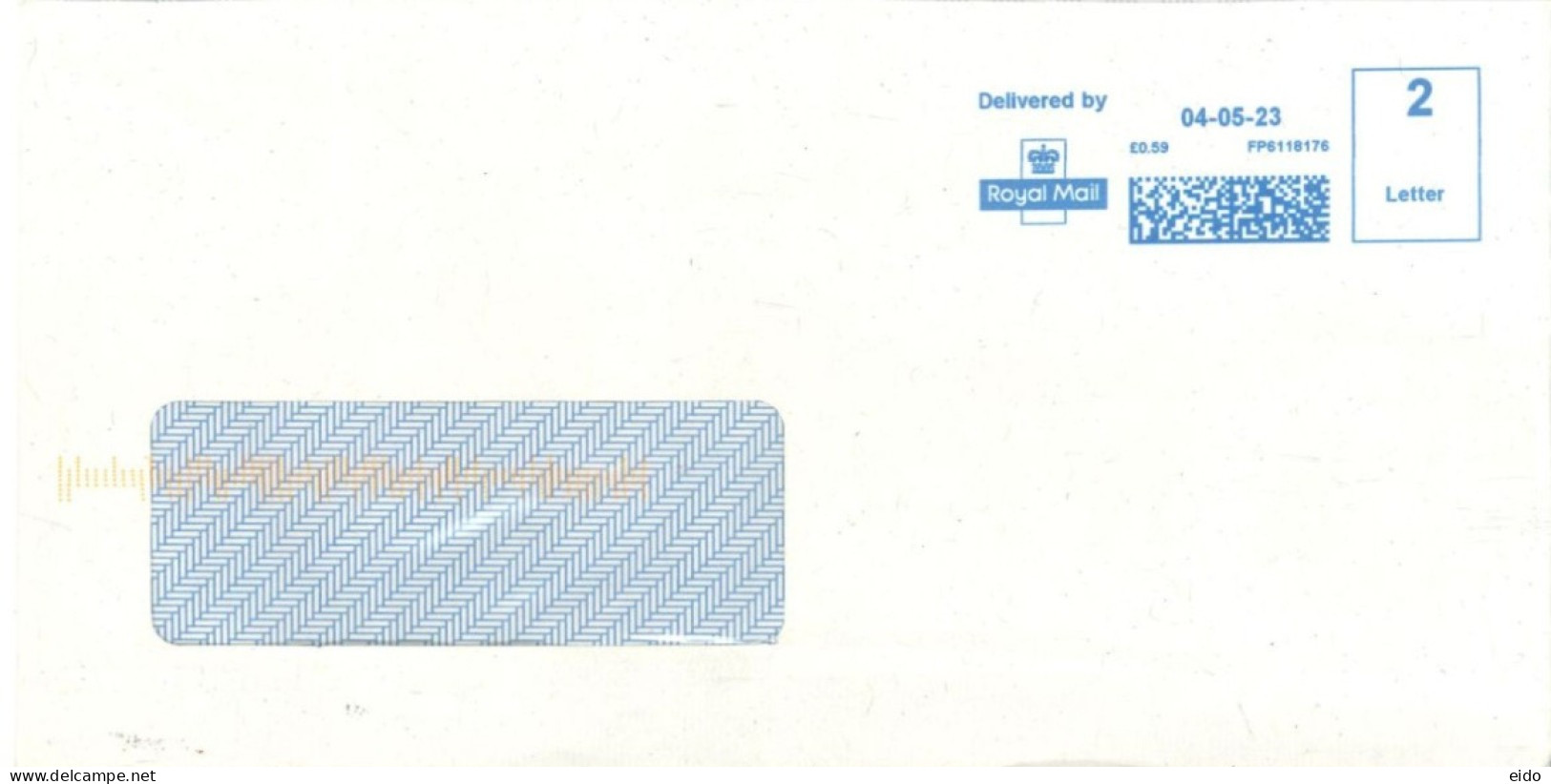 GREAT BRTAIN. - 2023, POSTAL FRANKING MACHINE COVER TO DUBAI. - Briefe U. Dokumente