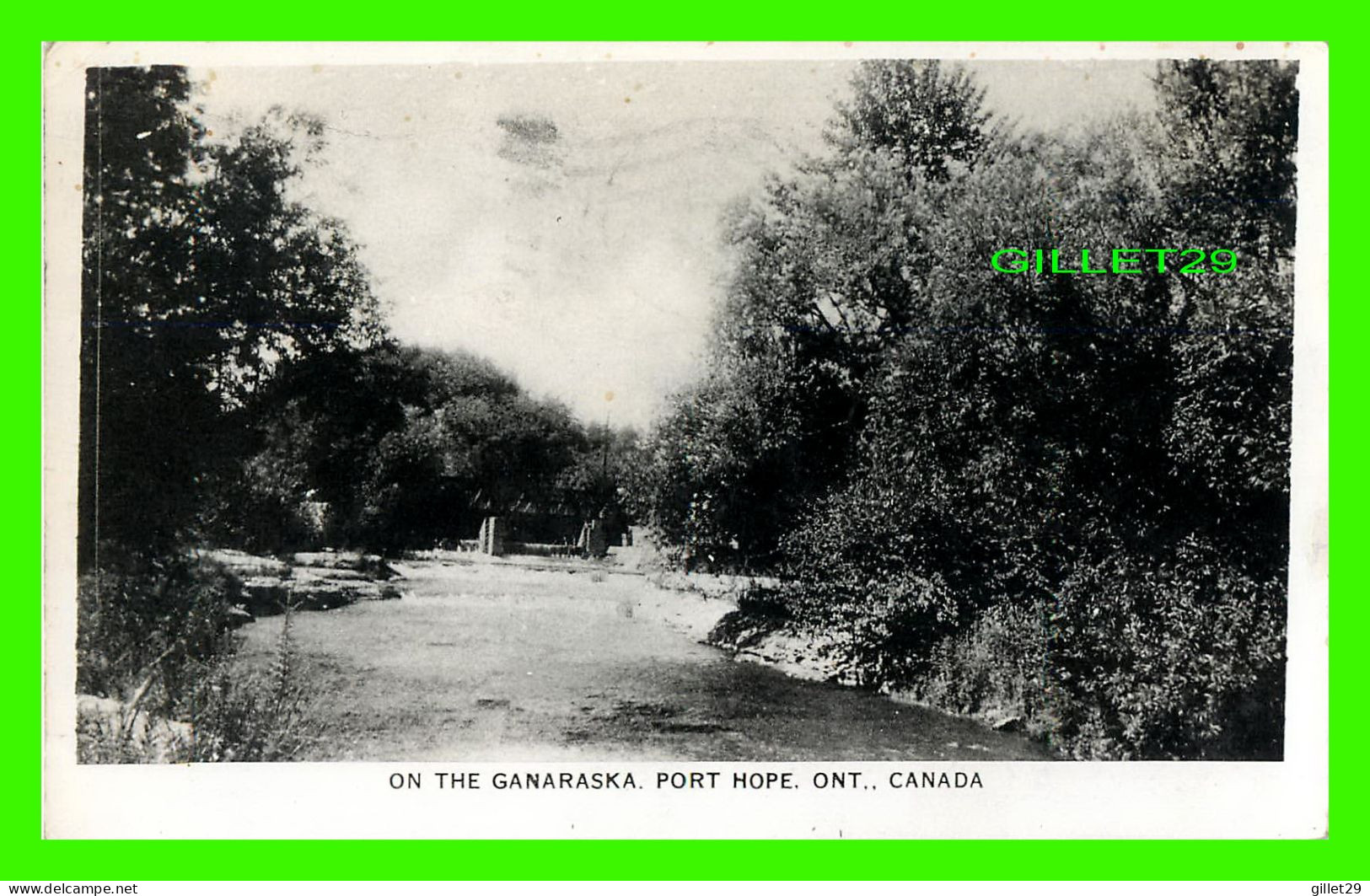 PORT HOPE, ONTARIO - ON THE GANARASKA - TRAVEL IN 1950 - CARTE PHOTO - - Altri & Non Classificati