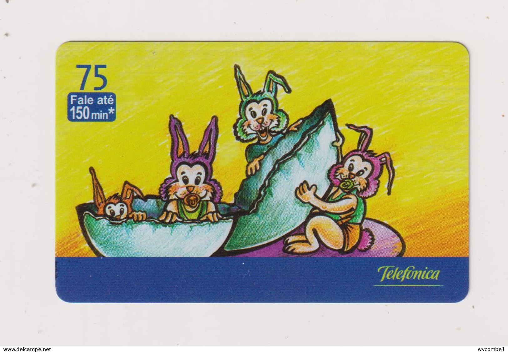 BRASIL -  Easter 2003 Inductive  Phonecard - Brasil