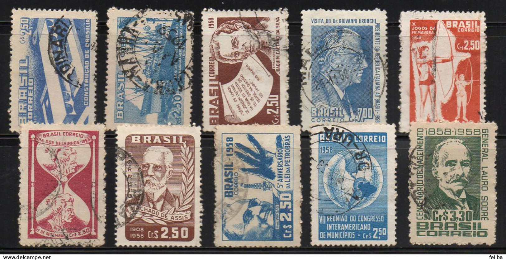 Brazil 1958 Lot - Collections, Lots & Séries