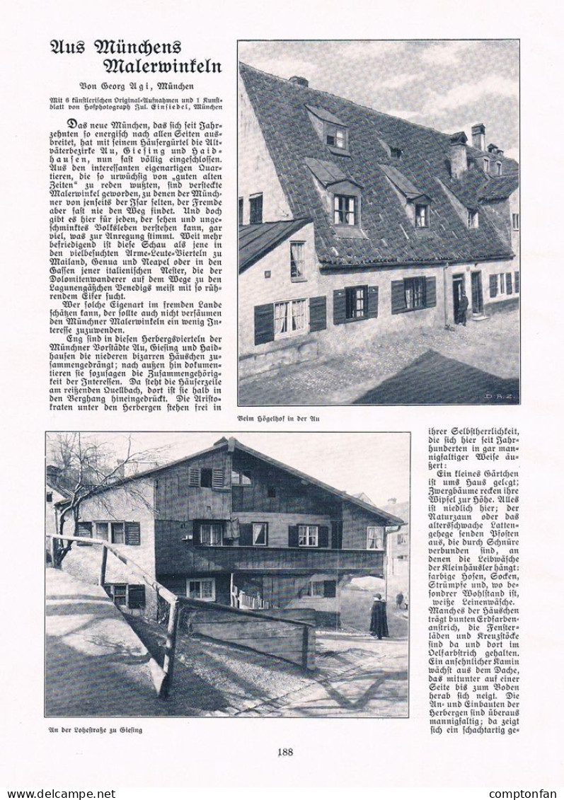 A102 1462 Georg Agi München Giesing Au Malerwinkel Artikel 1907 - Altri & Non Classificati
