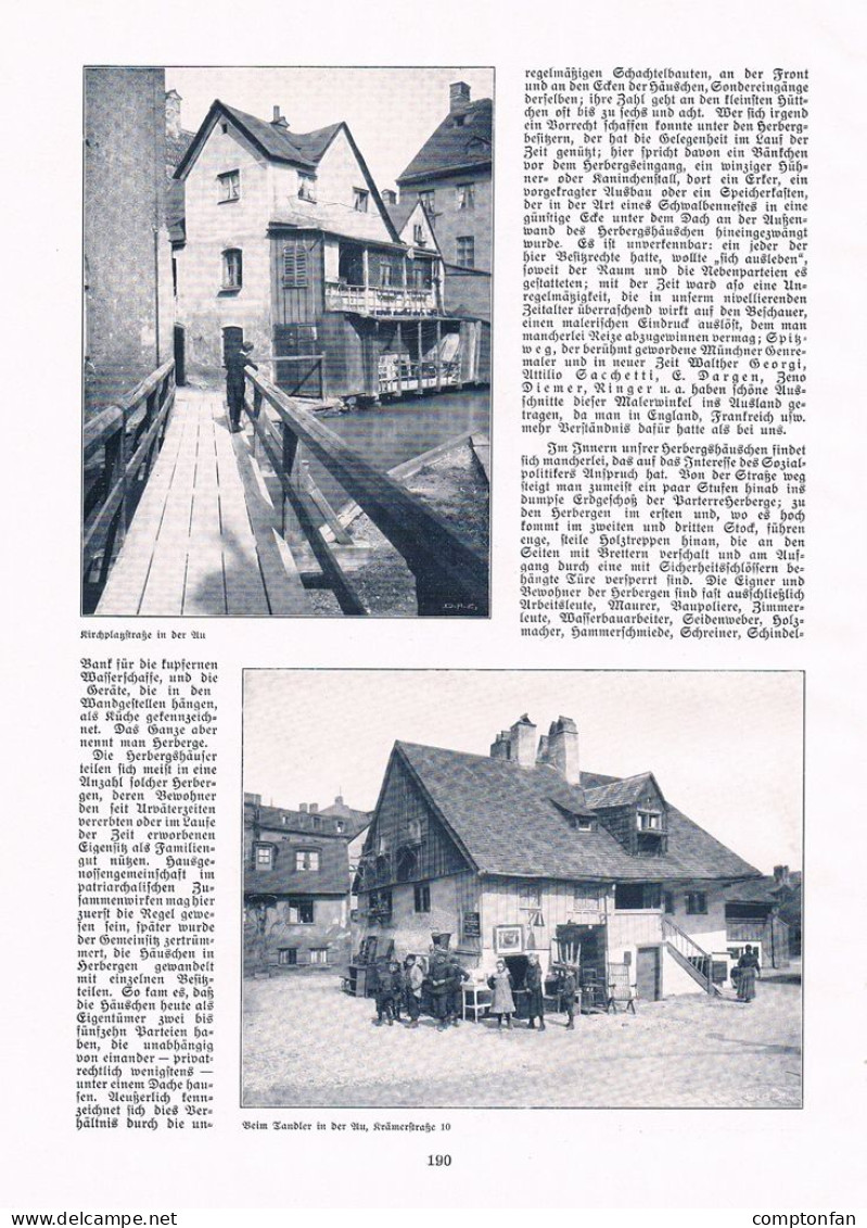 A102 1462 Georg Agi München Giesing Au Malerwinkel Artikel 1907 - Autres & Non Classés