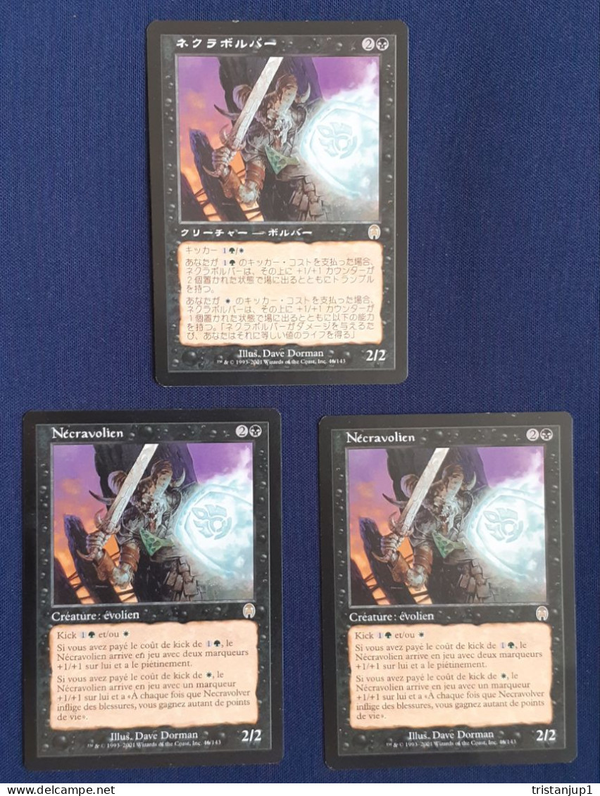 Lot De 3 Nécravolien MTG Magic The Gathering - Lots