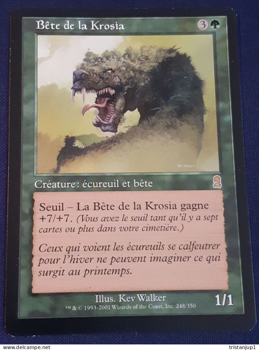 Bête De La Krosia Magic The Gathering MTG - Grün