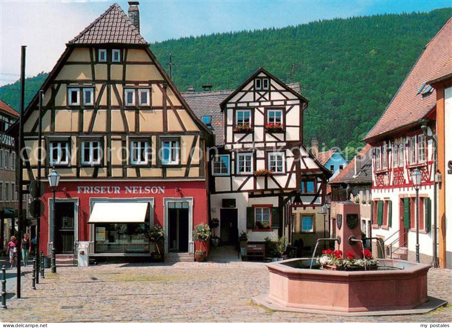 73645610 Neckargemuend Marktplatz Mit Brunnen Neckargemuend - Neckargemünd