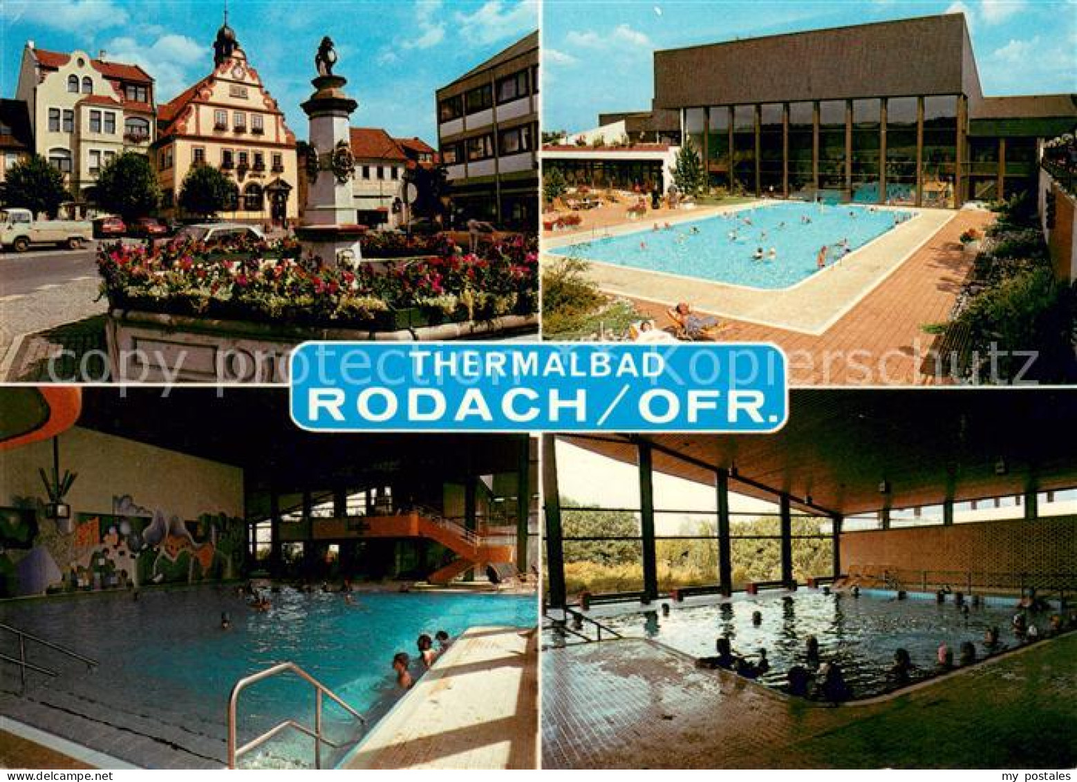 73645534 Rodach Coburg Thermalhallenbad Rodach Brunnen Freibad Rodach Coburg - Bad Rodach