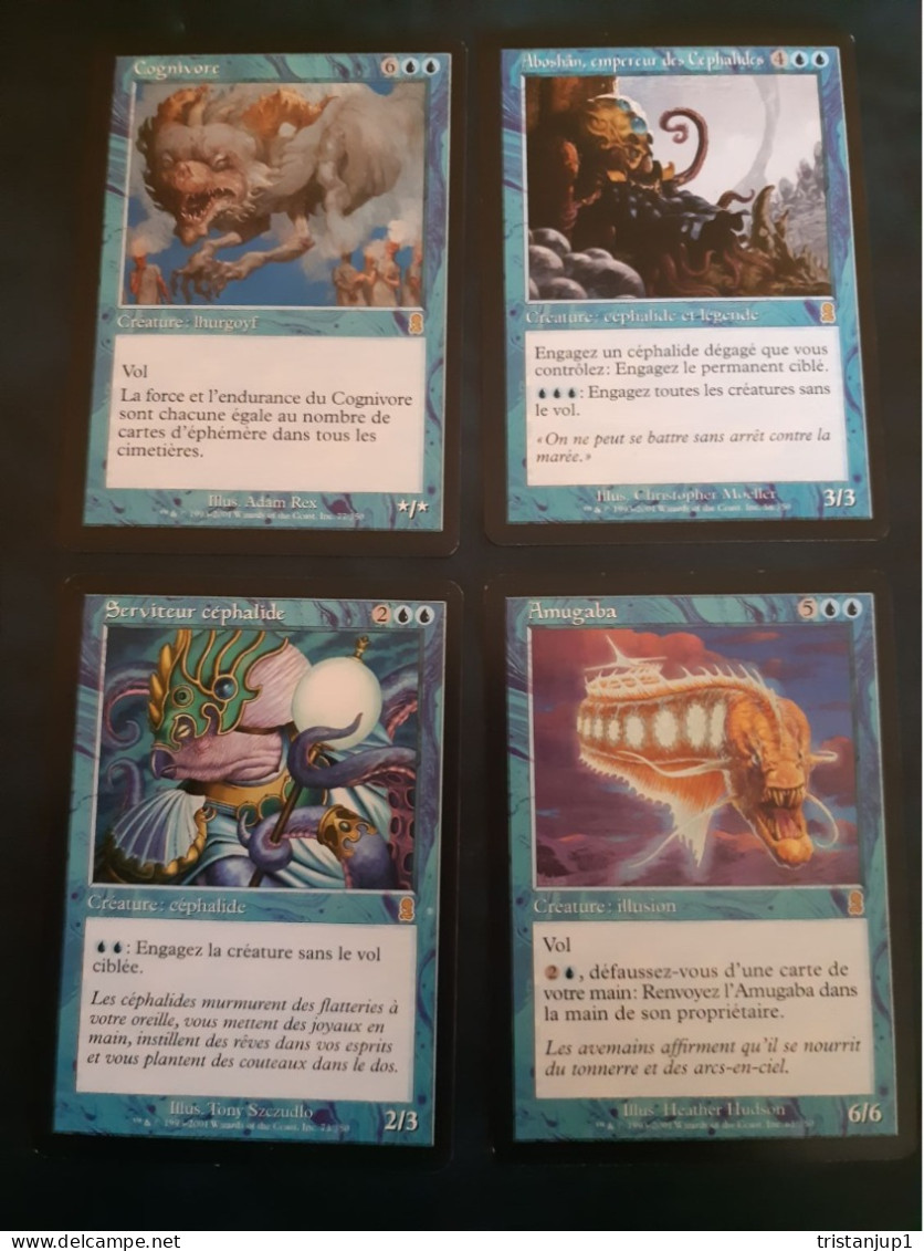 Lot De 4 Cartes Rares Odyssée Magic The Gathering MTG - Lotti