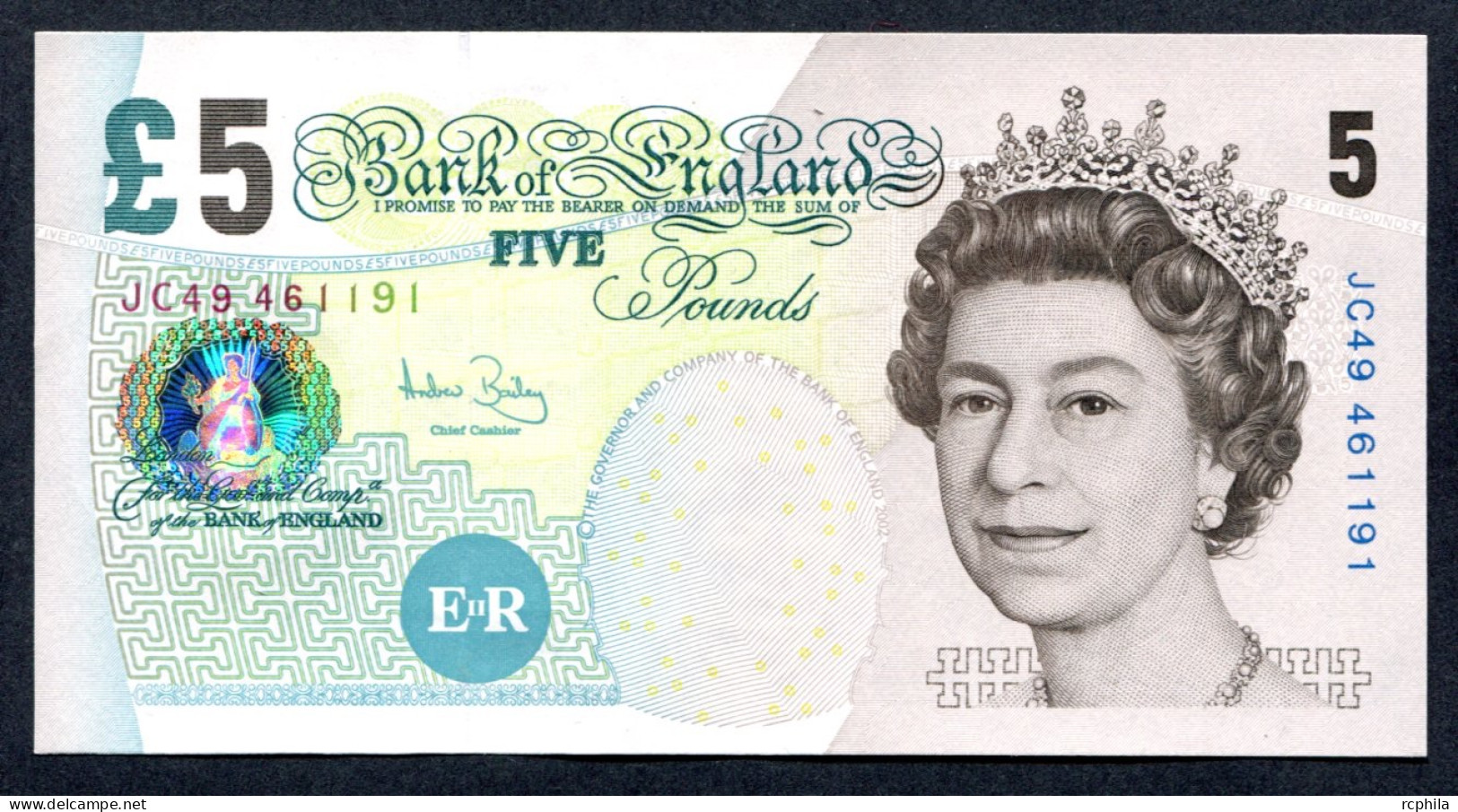 RC 27121 GRANDE BRETAGNE £5 ELIZABETH II TB - 5 Pounds