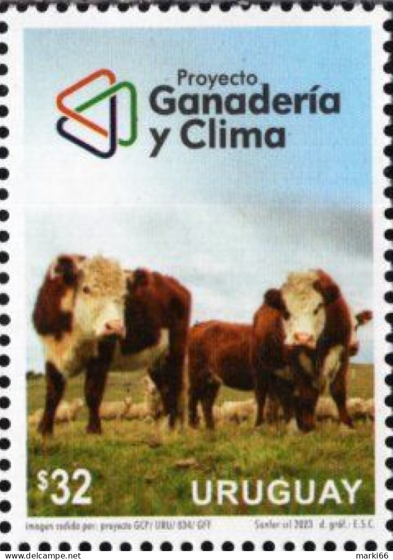 Uruguay - 2023 - Project Livestock And Climate - Mint Stamp - Uruguay