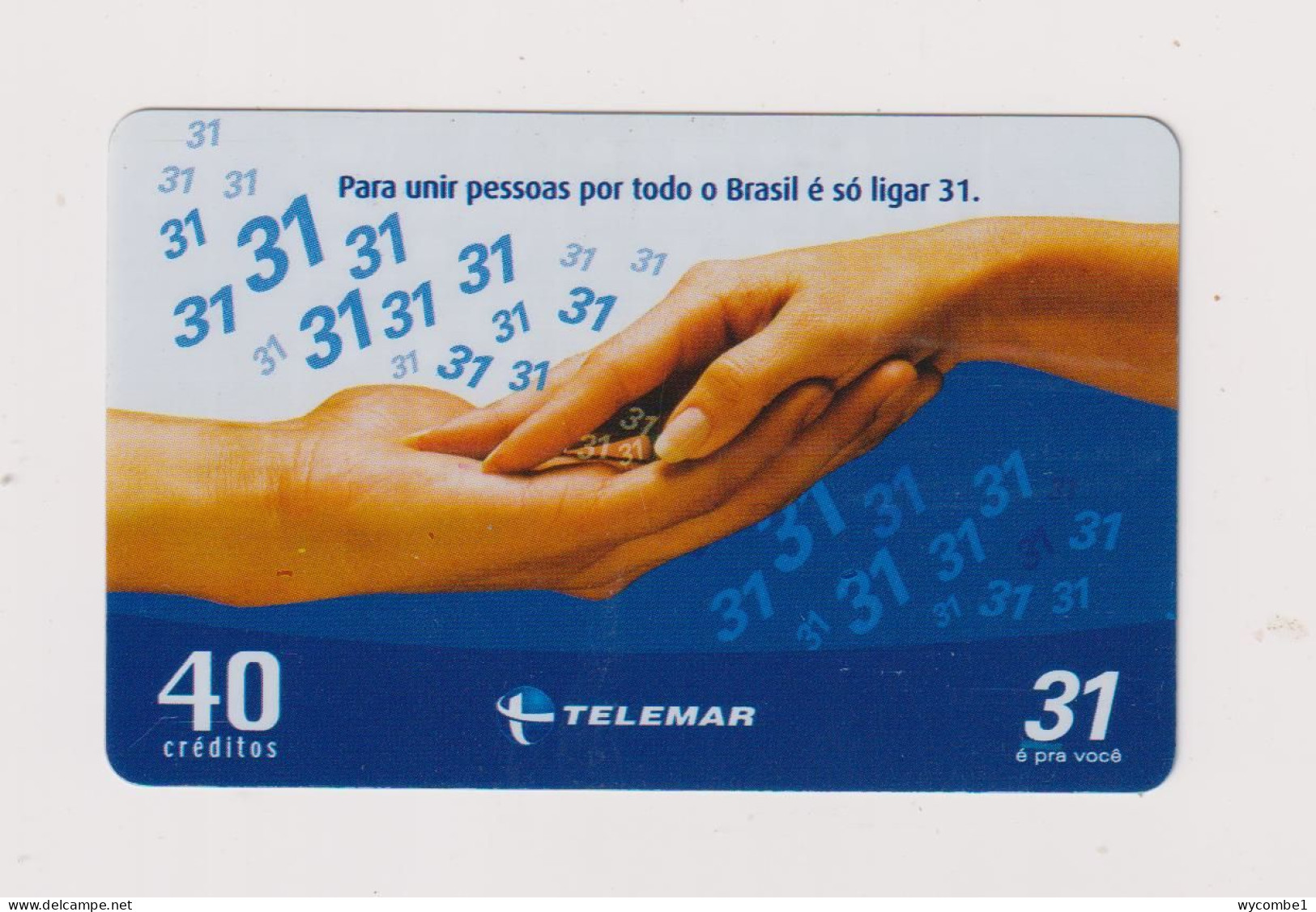 BRASIL -  31 Access Code Inductive  Phonecard - Brasilien