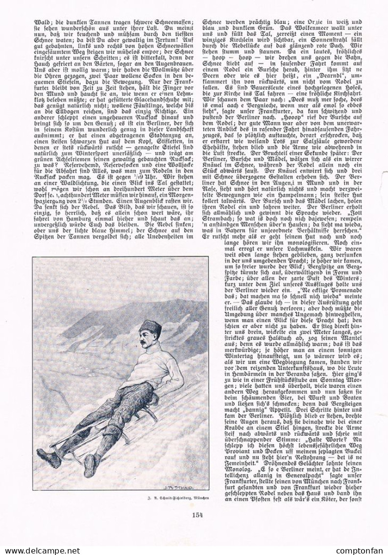 A102 1467-2 A. Dessauer Rodelbrief Rodel Schlitten Wintersport Artikel 1907 - Autres & Non Classés