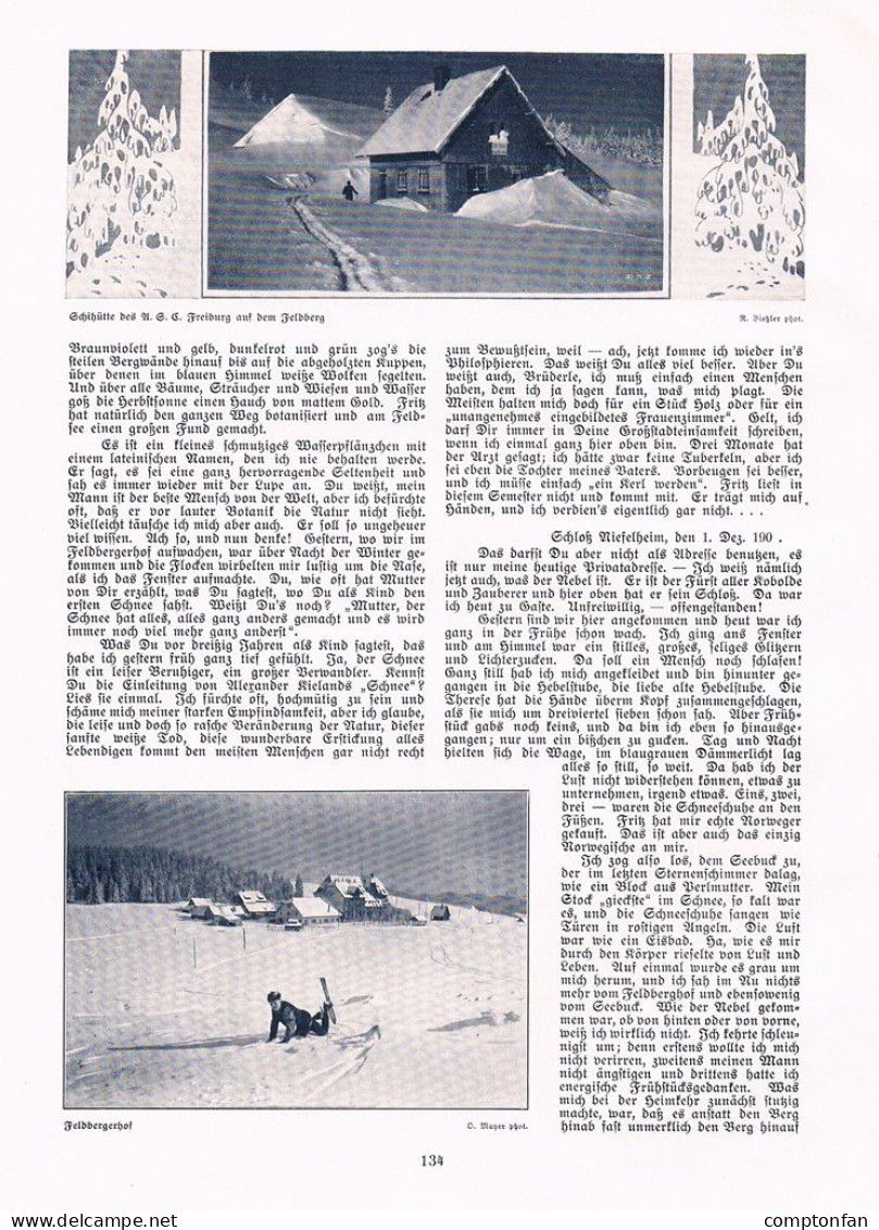 A102 1468-3 Anton Fendrich Feldberg Schwarzwald Artikel 1907 - Autres & Non Classés