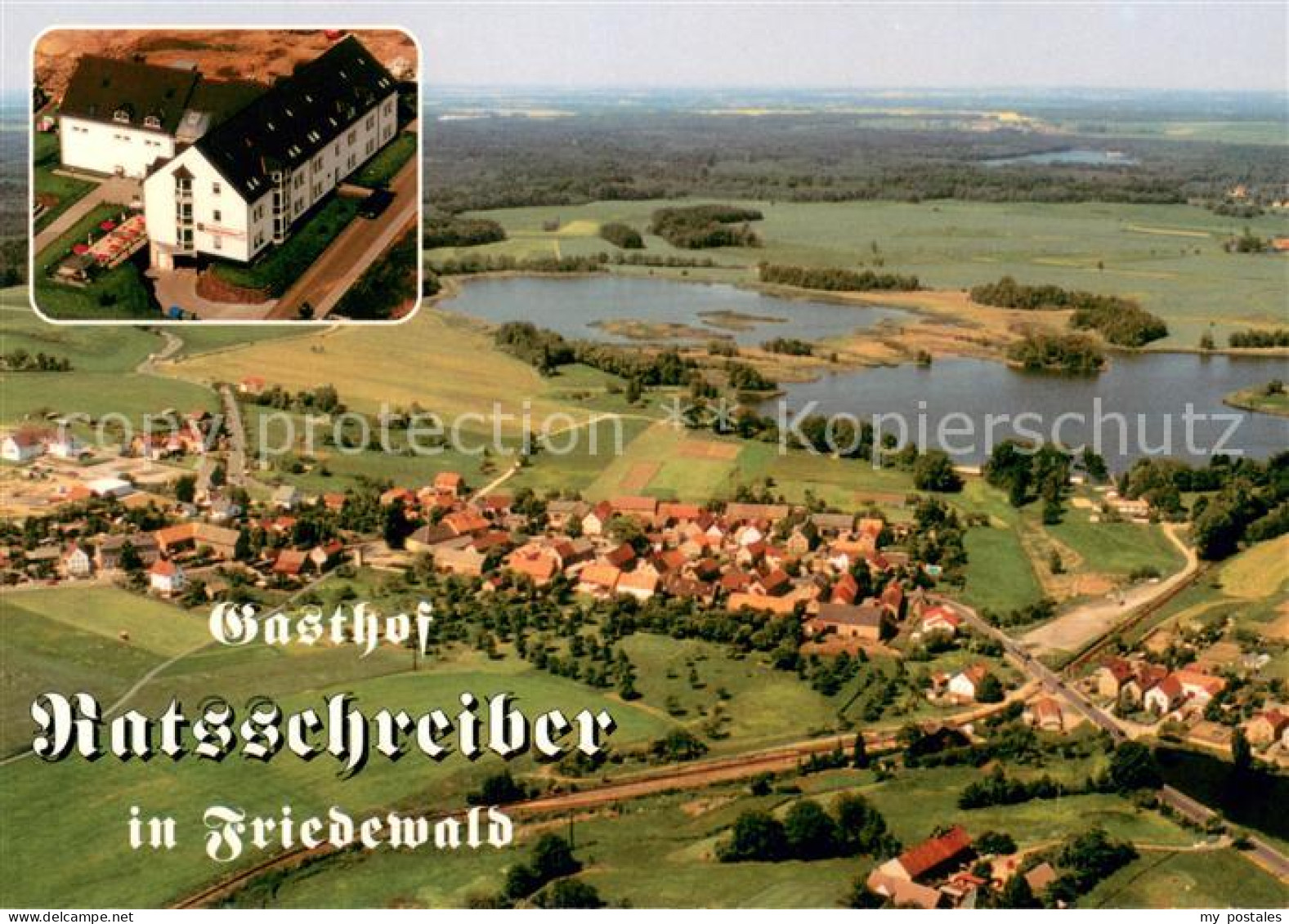 73643950 Friedewald Moritzburg Fliegeraufnahme Mit Gasthof Ratsschreiber Friedew - Moritzburg