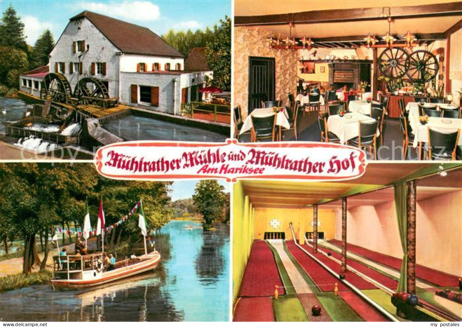 73642974 Amern Muehlrather Muehle Muehlrather Hof Wasserrad Restaurant Kegelbahn - Schwalmtal