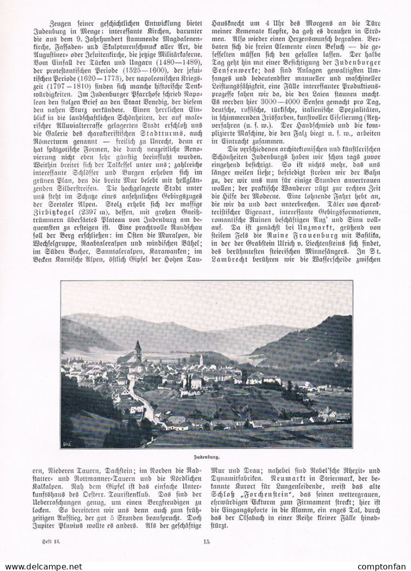 A102 1474 Baumgärtner Bruck Leoben Judenburg Kärnten Artikel 1905 - Autres & Non Classés