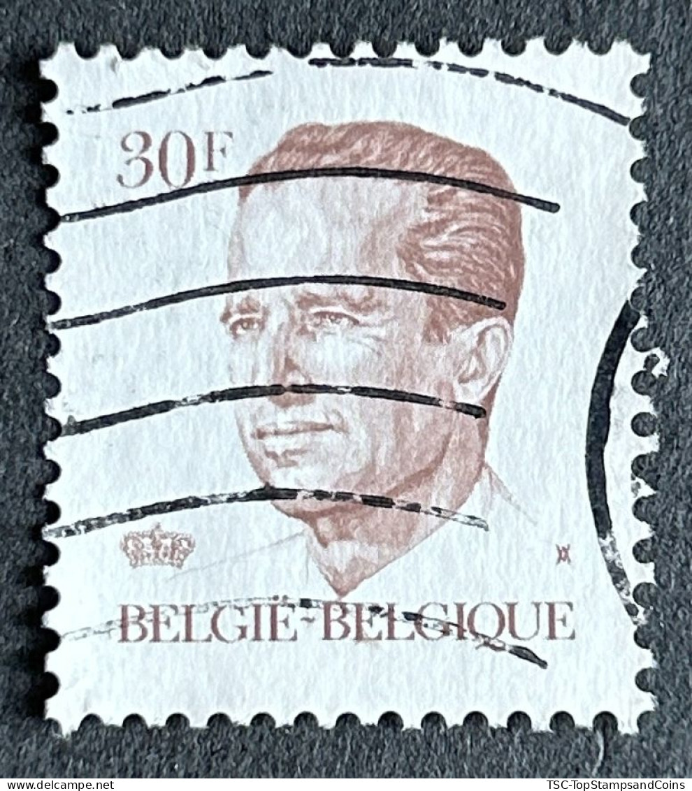 BEL2125U2 - King Baudouin 1st. - 30 F Used Stamp - Belgium - 1984 - 1981-1990 Velghe