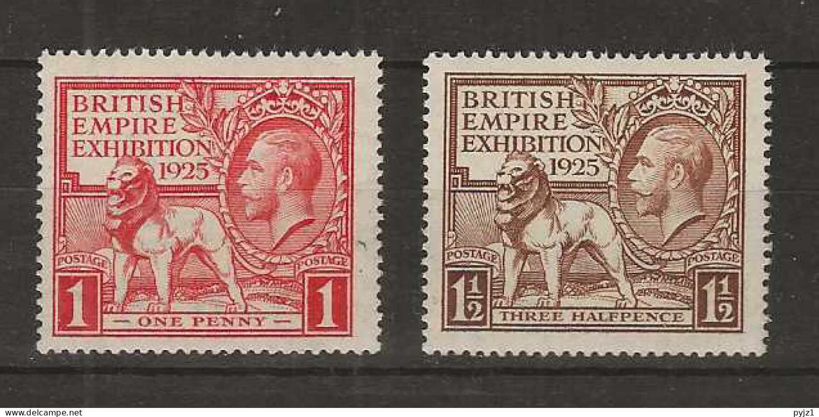 1925 MNH Great Britain Mi 168-69 Postfris** - Unused Stamps