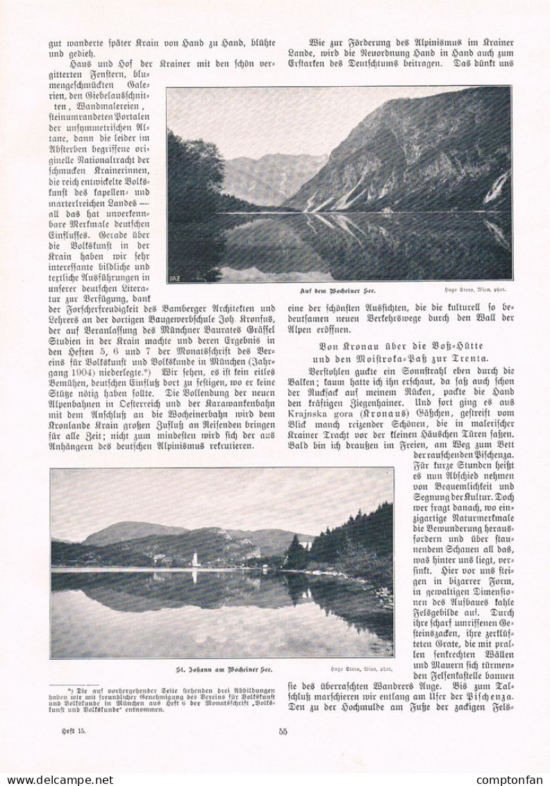 A102 1476 Baumgärtner Kronau Triglav Trenta Slowenien Artikel 1905 - Autres & Non Classés