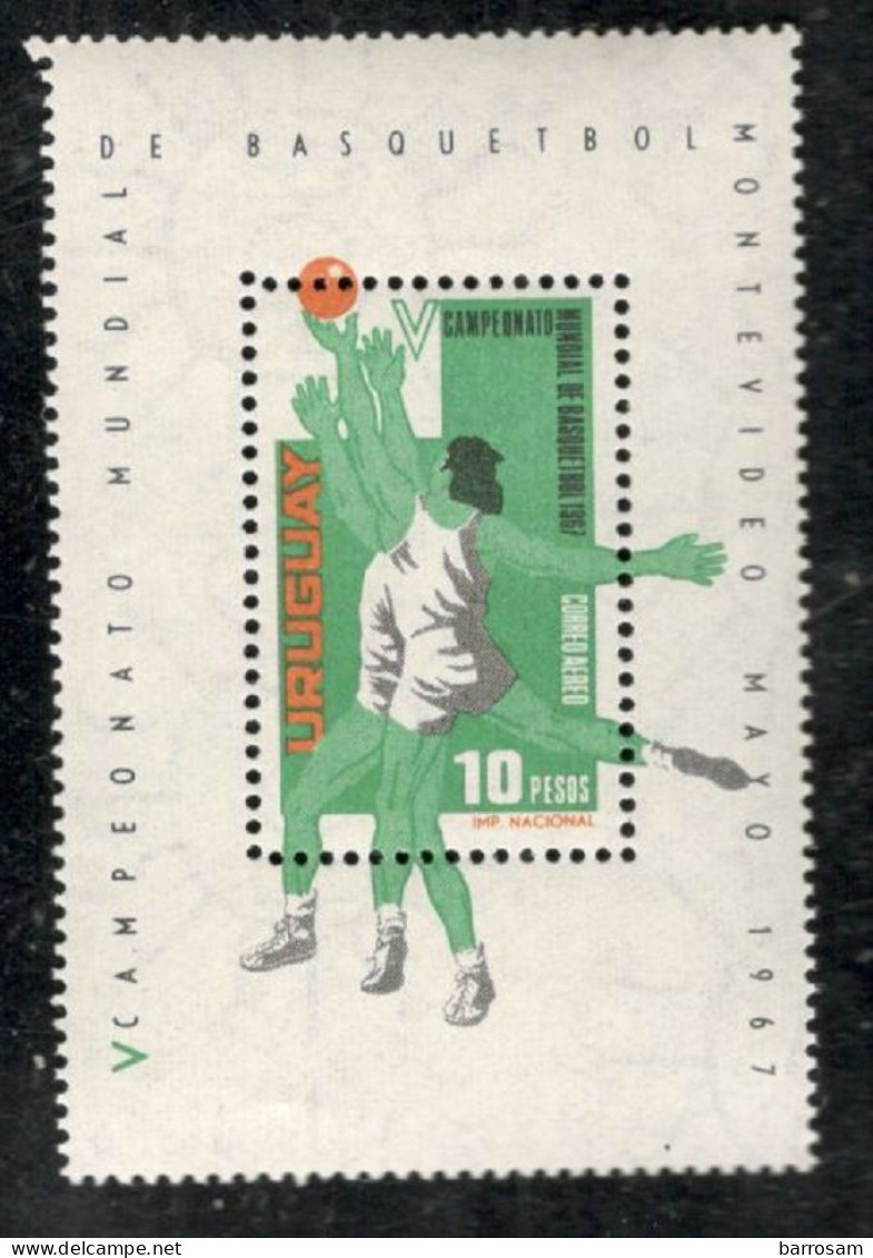 URUGUAY.....1967:Michel Block9mnh** - Blokken & Velletjes