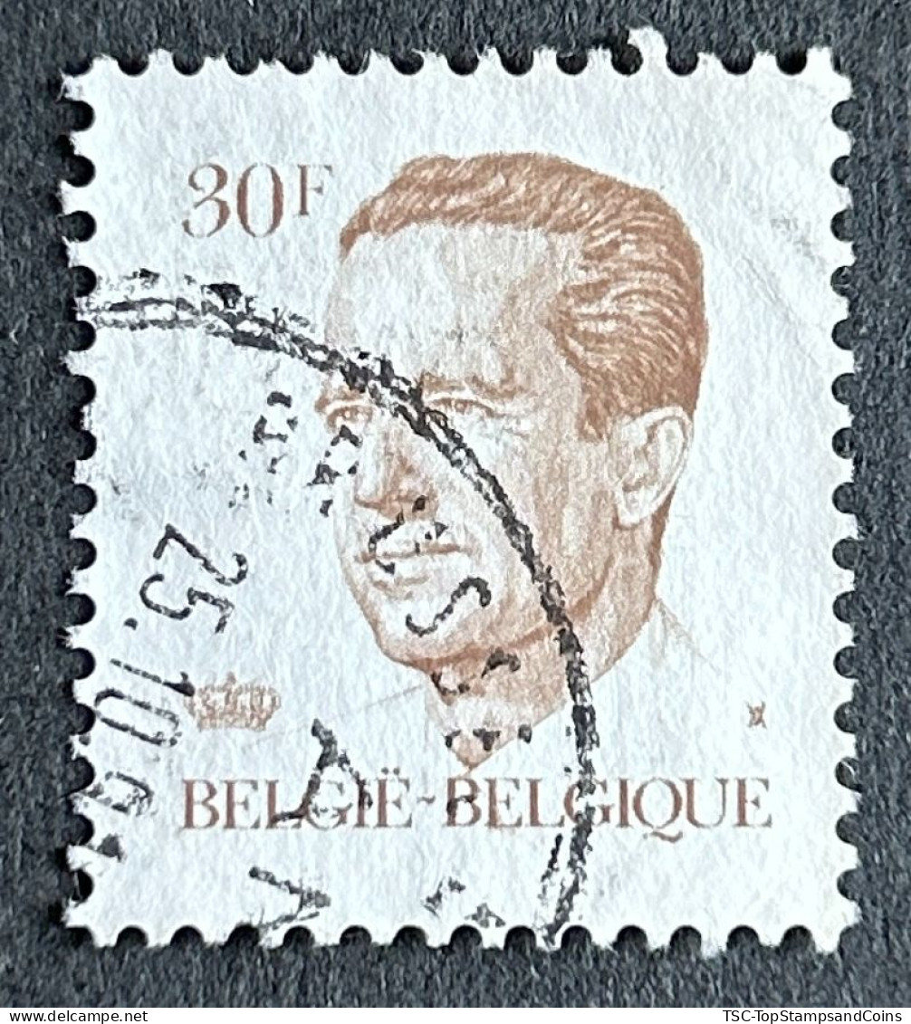 BEL2125U3 - King Baudouin 1st. - 30 F Used Stamp - Belgium - 1984 - 1981-1990 Velghe