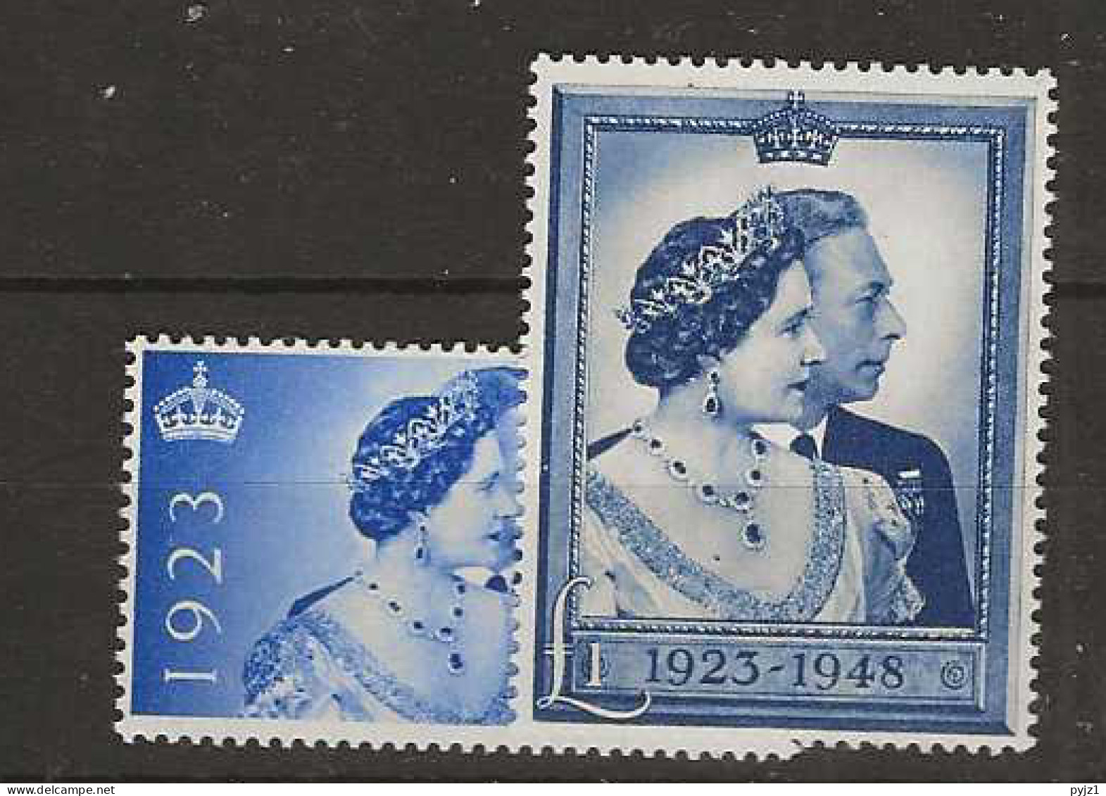 1948 MNH Great Britain Mi 233-34 Postfris** - Unused Stamps
