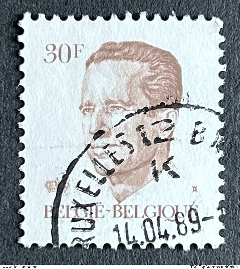 BEL2125U4 - King Baudouin 1st. - 30 F Used Stamp - Belgium - 1984 - 1981-1990 Velghe