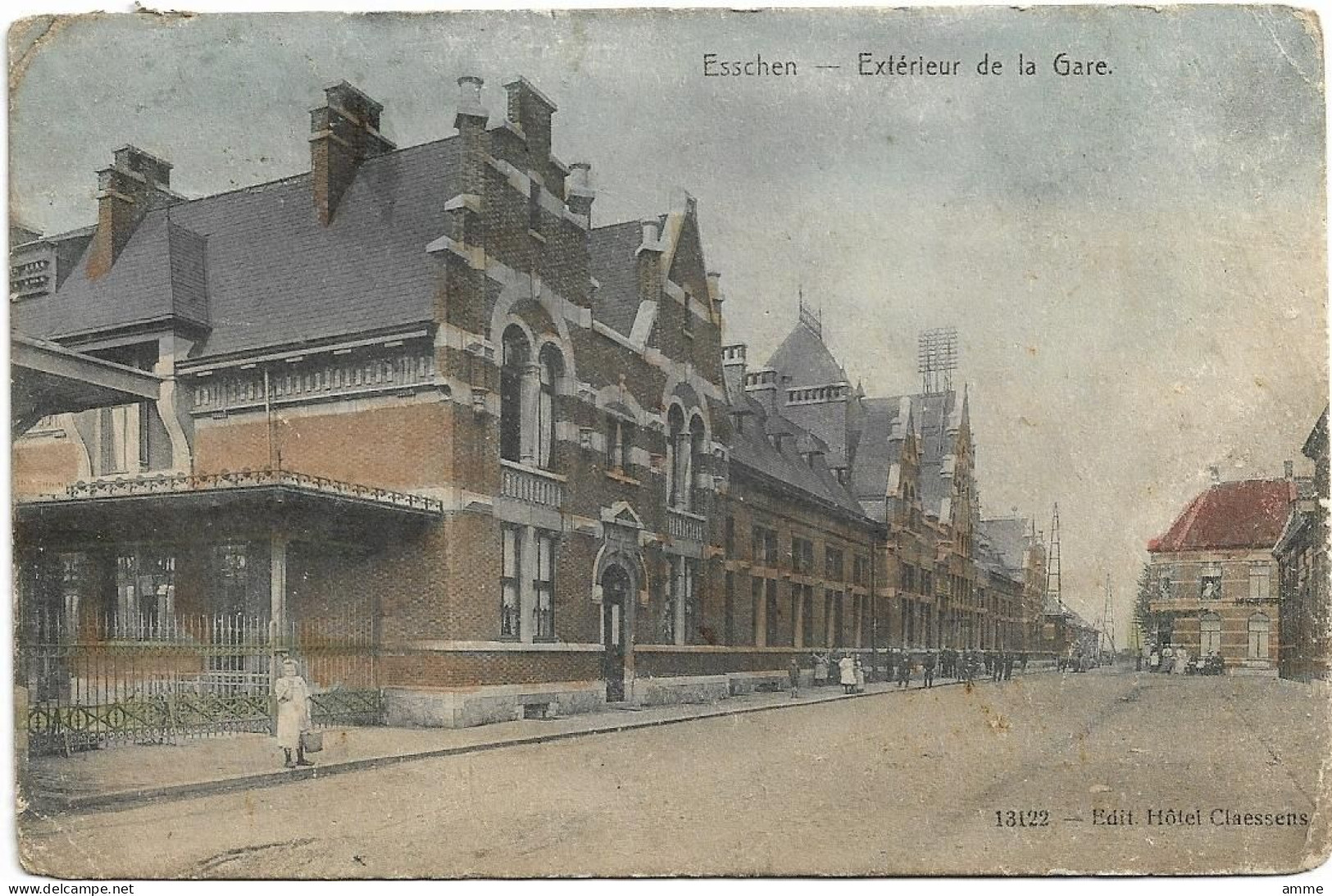 Essen   *  Esschen -  Extérieur De La Gare (Station - Statie) - Essen