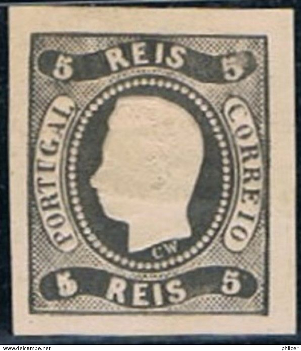 Portugal, 1866/7, # 19, Reimpressão, MNG - Nuovi