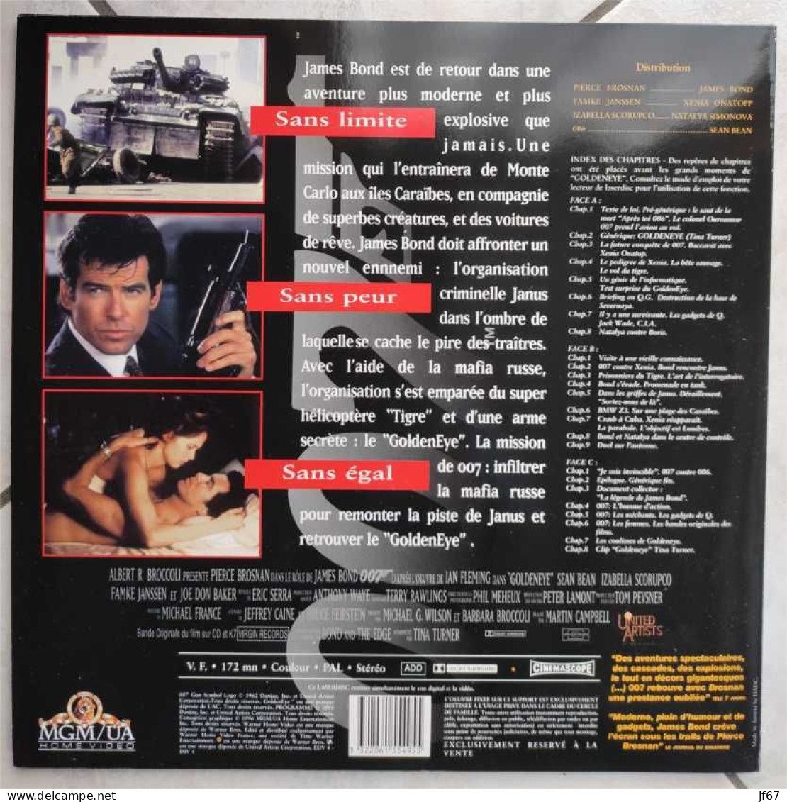 Goldeneye (double Laserdisc / LD) James Bond 007 - Autres Formats