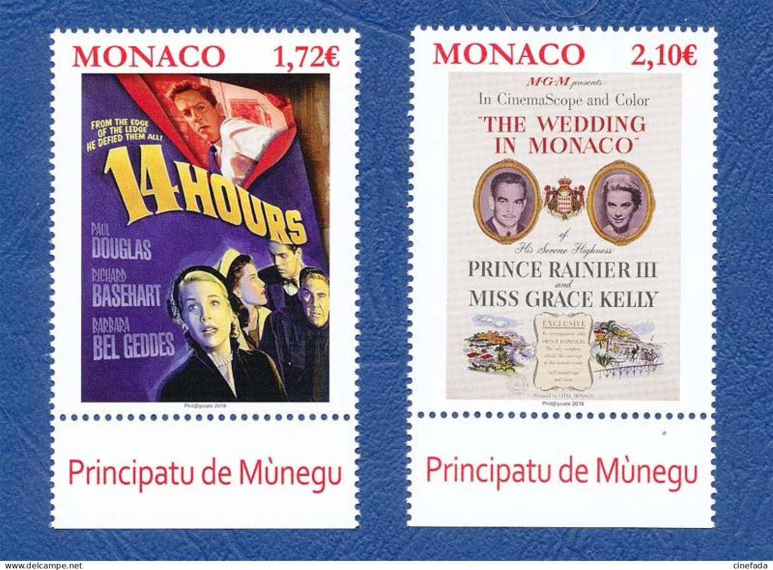 MONACO LES FILMS DE GRACE KELLY Neufs**: 14 HEURES. Film Américain De Henry Hathaway. MARIAGE A MONACO  De Jean Masson. - Cinema