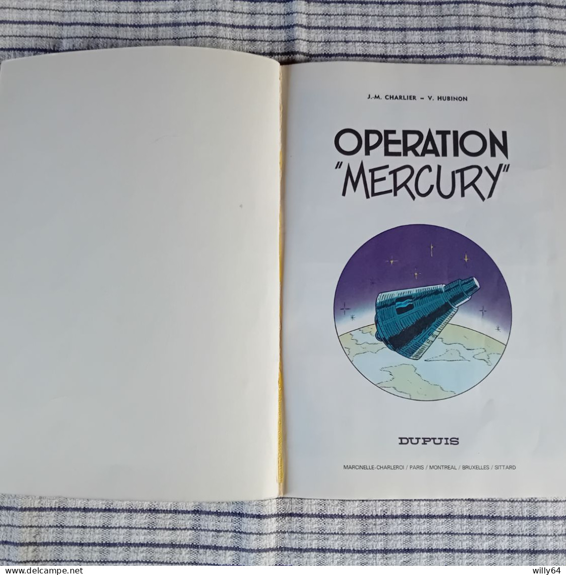 LES AVENTURES DE BUCK DANNY  N°29 "Opération Mercury"   1983  DUPUIS   BD SOUPLE  TBE - Buck Danny