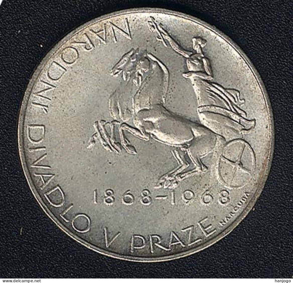 Tschechoslowakei, 10 Korun 1968, Silber, UNC - Tchécoslovaquie