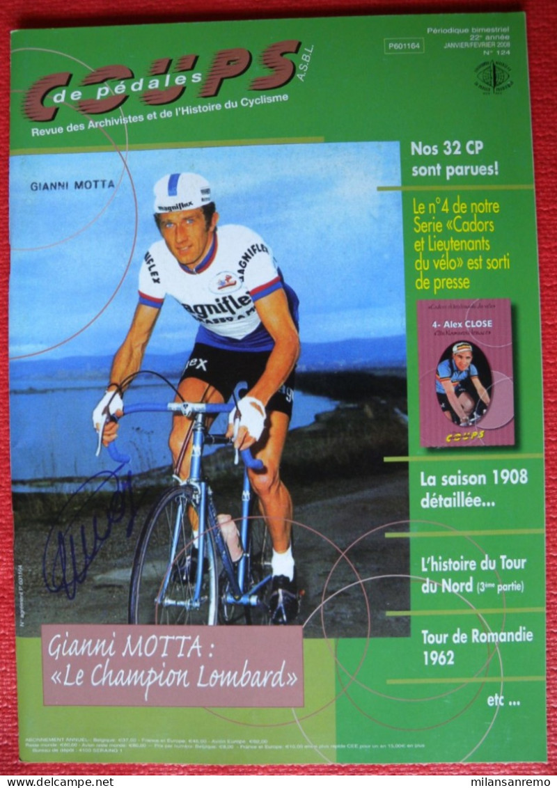 CYCLISME: CYCLISTE : REVUE COUPS DE PEDALES:N°124 - Cyclisme