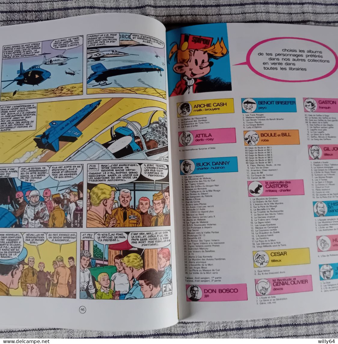 LES AVENTURES DE BUCK DANNY  N°31  "X-15"   1983  DUPUIS   BD SOUPLE  TBE - Buck Danny