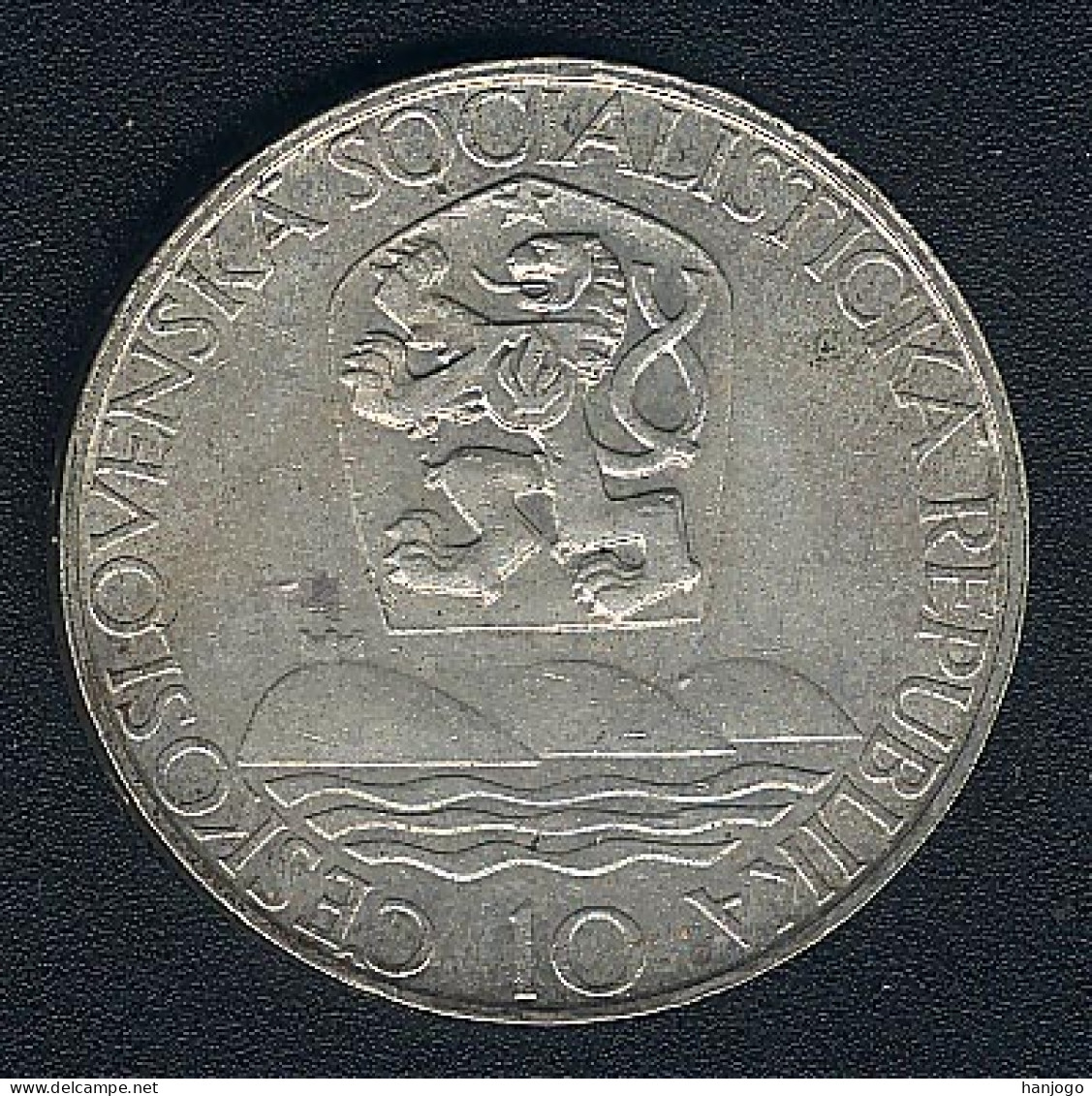 Tschechoslowakei, 10 Korun 1967, Silber, UNC - Tchécoslovaquie