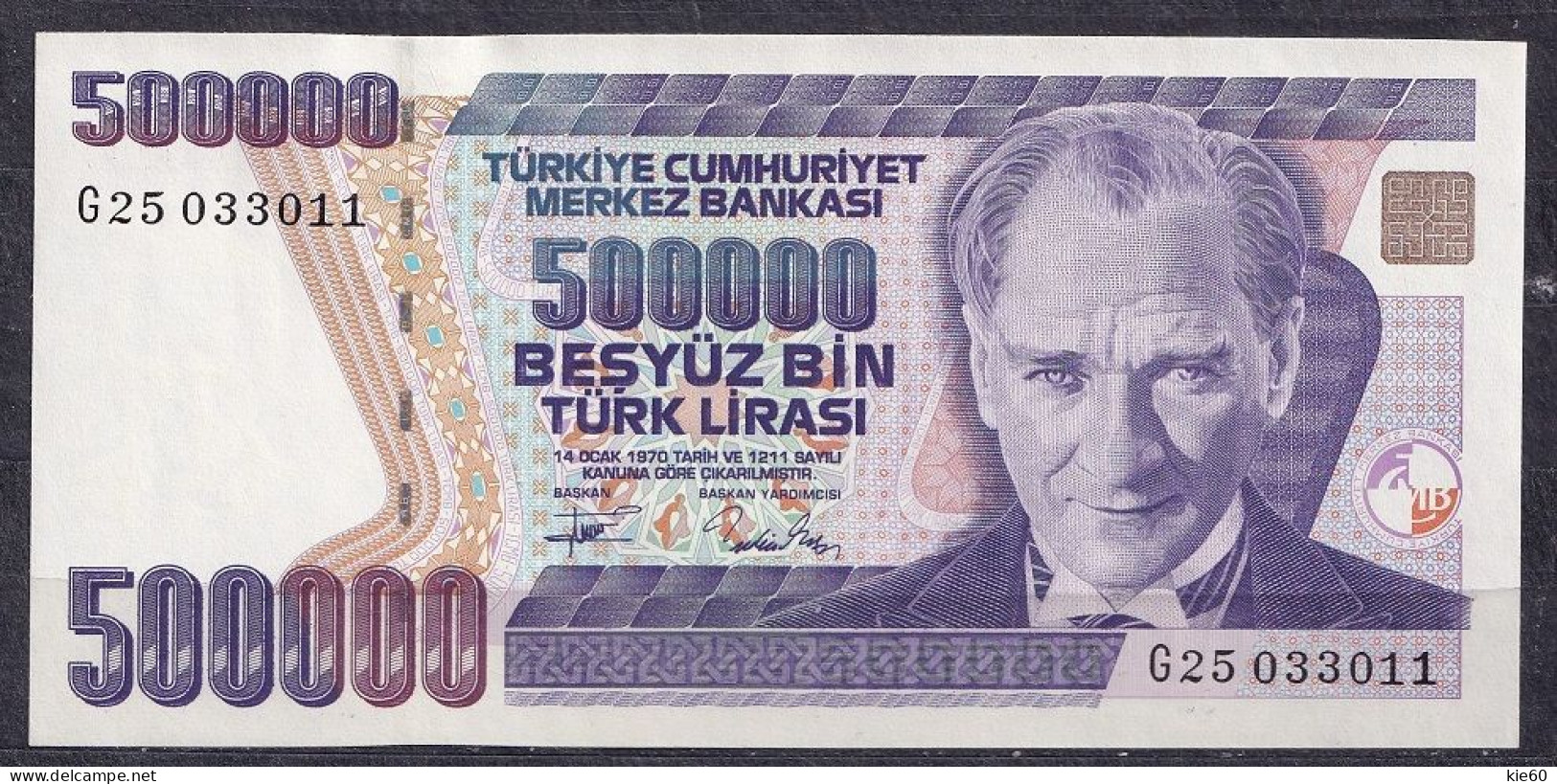 Turkey - 1994 -  5000 000  Lirasi -P208c ..UNC - Turkey