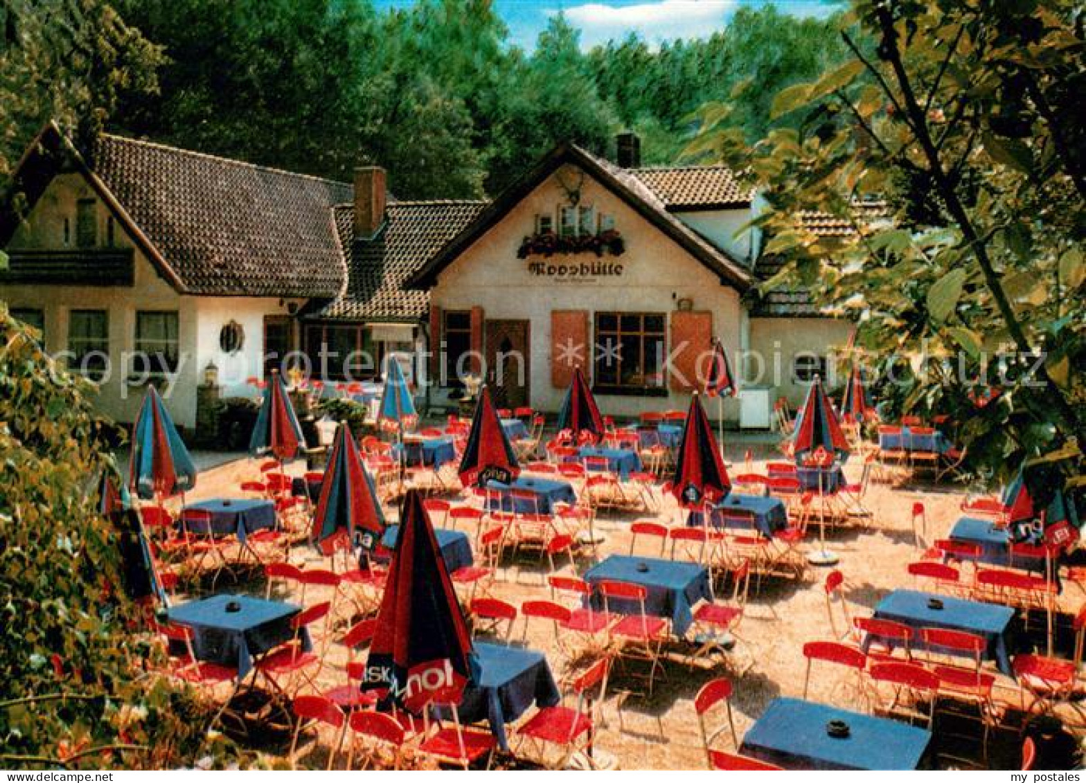 73636861 Bad Nenndorf Waldrestaurant Pension Mooshuette Gartenterrasse Bad Nennd - Bad Nenndorf