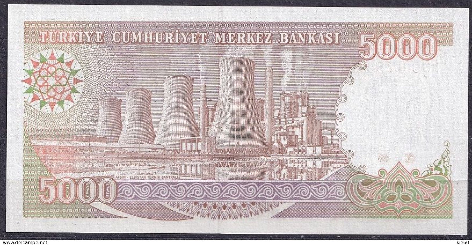 Turkey - 1990- 5000 Lirasi -  P198...UNC - Turkey